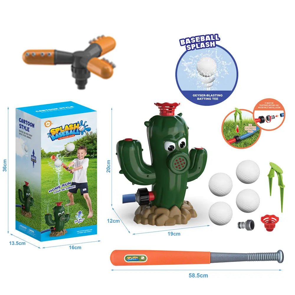 Sprinkler Outdoor Water Spray Toy Garden Water Toys Summer Yard Cartoon Splash Sprinkler Baby Bath Toy For Kids - soilcommander