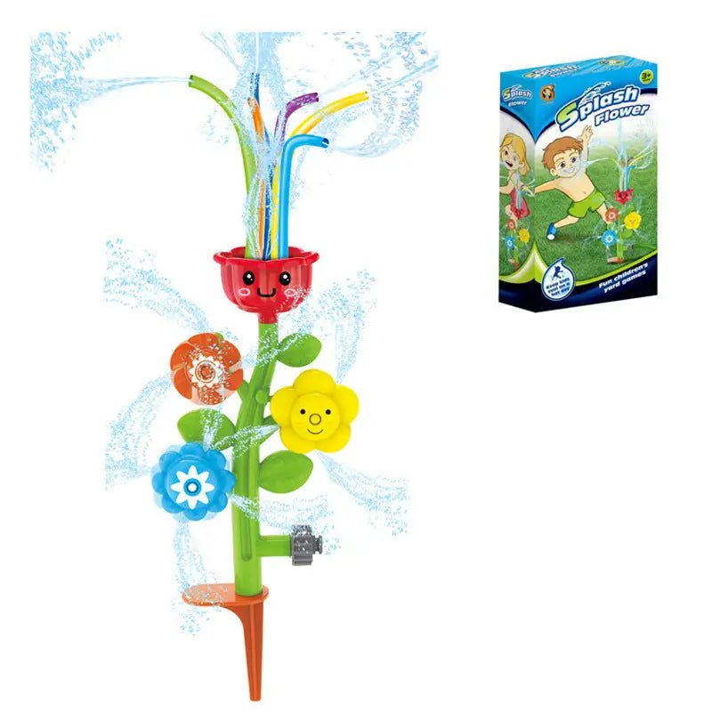 Sprinkler Outdoor Water Spray Toy Garden Water Toys Summer Yard Cartoon Splash Sprinkler Baby Bath Toy For Kids - soilcommander