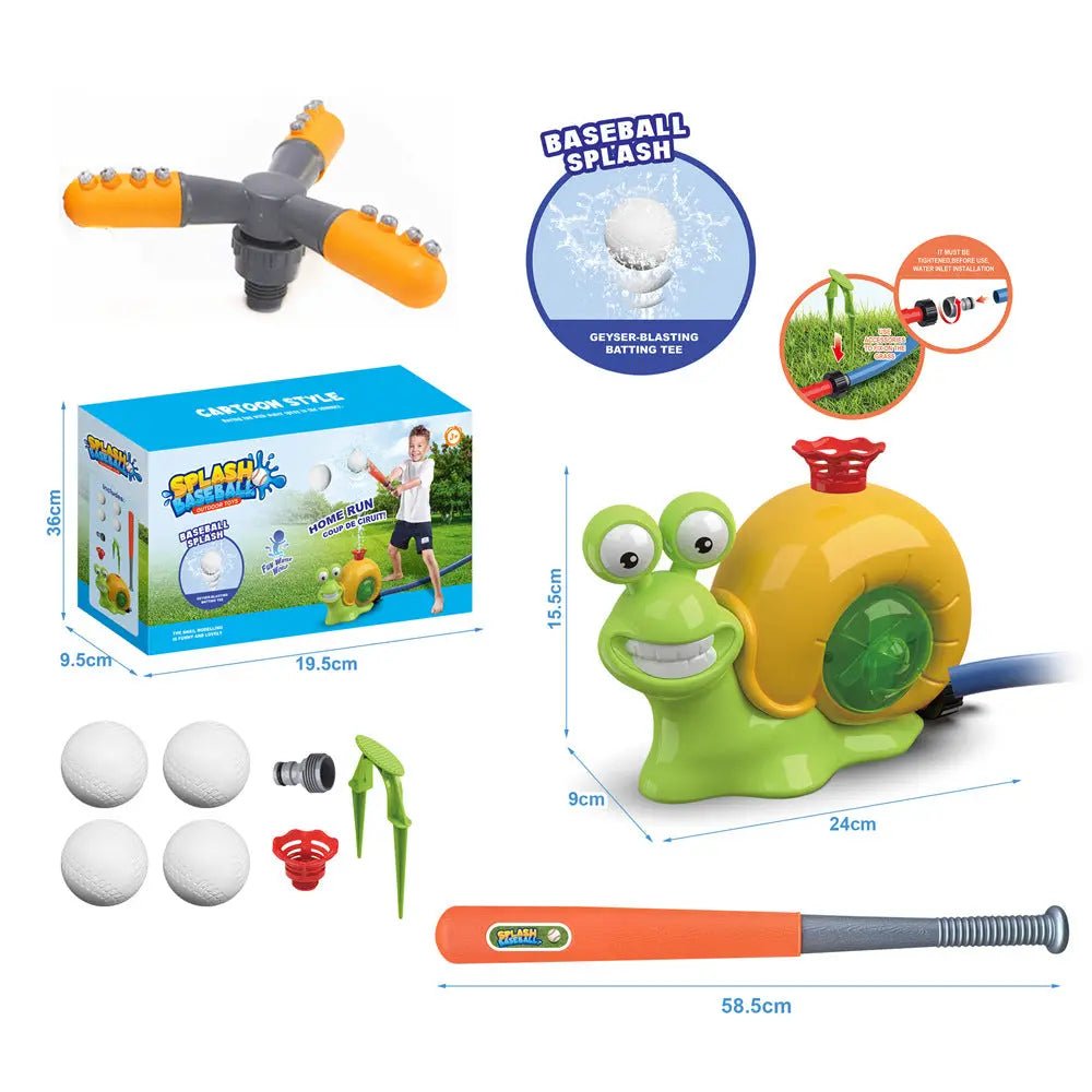 Sprinkler Outdoor Water Spray Toy Garden Water Toys Summer Yard Cartoon Splash Sprinkler Baby Bath Toy For Kids - soilcommander