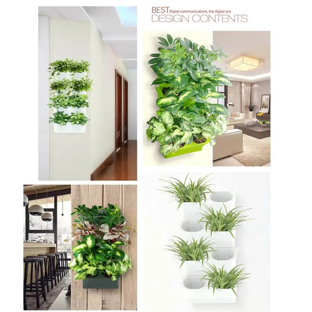 Stackable Vertical Wall Planter for Herbs & Succulents - soilcommander