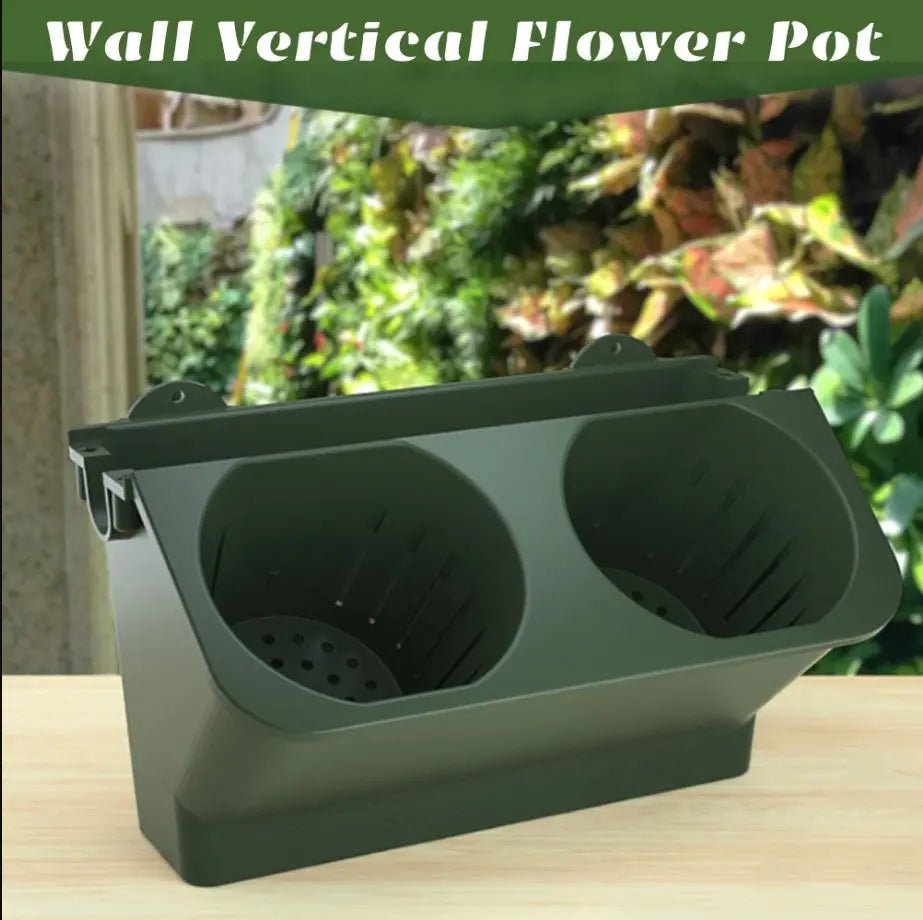 Stackable Vertical Wall Planter for Herbs & Succulents - soilcommander