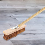 Stiff Bristle Outdoor Yard Broom Head 12 Inch - soilcommander