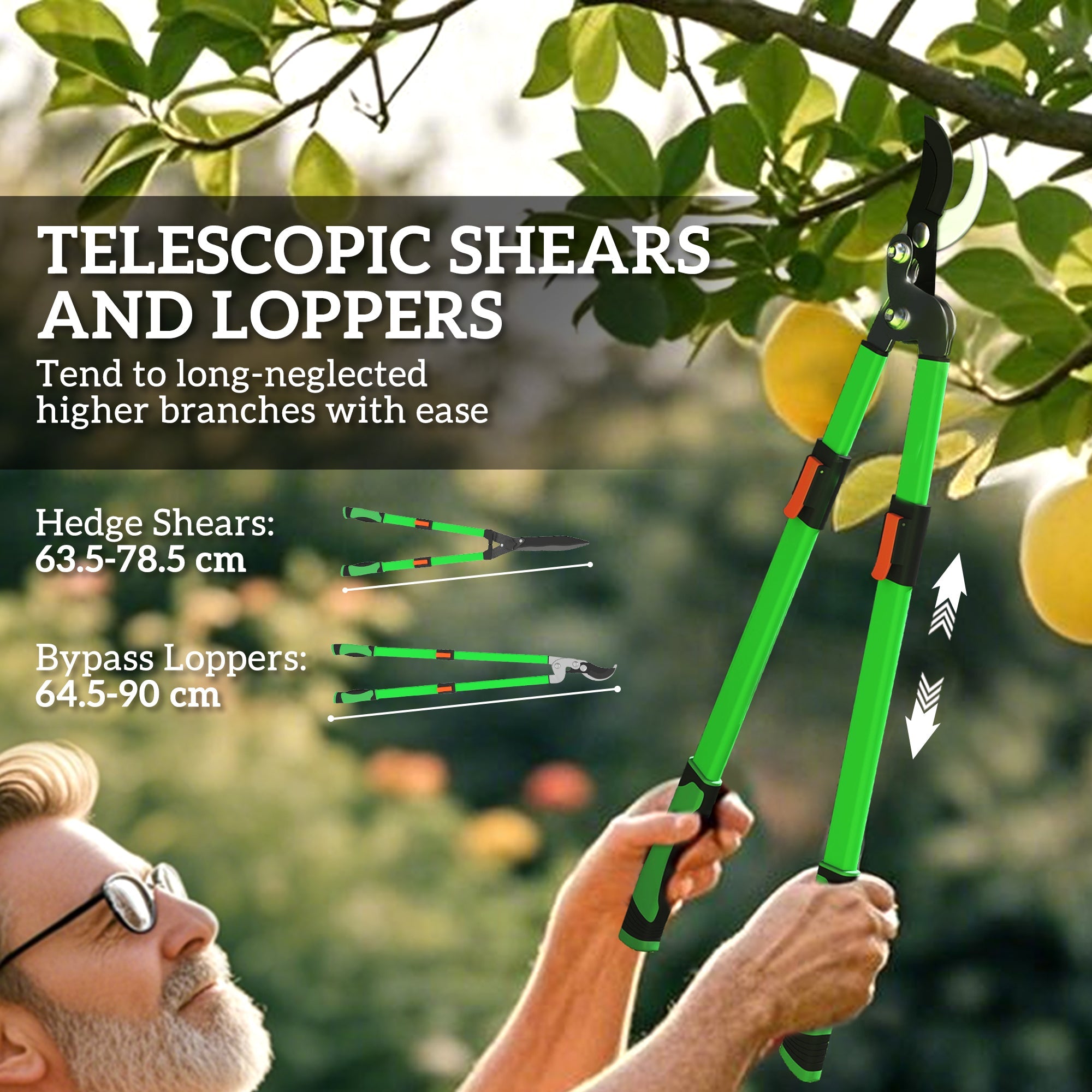 Telescopic Garden Shears & Lopper Set - soilcommander