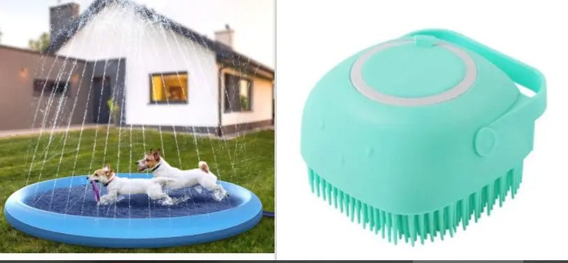 Thickened Cooling Pet Splash Pad Sprinkler Mat for Dogs - soilcommander