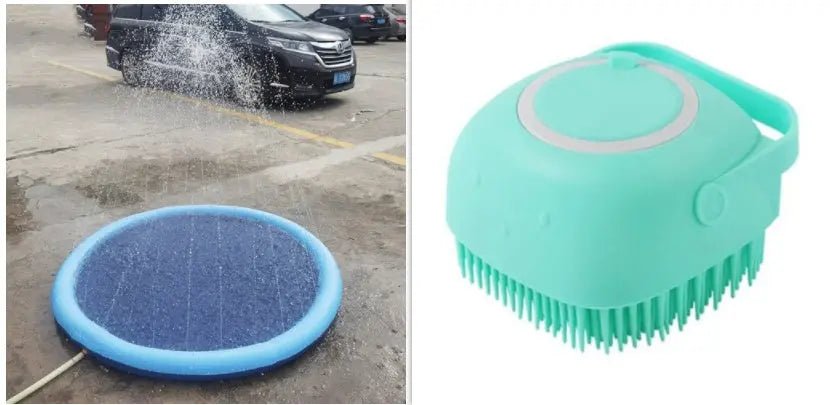 Thickened Cooling Pet Splash Pad Sprinkler Mat for Dogs - soilcommander