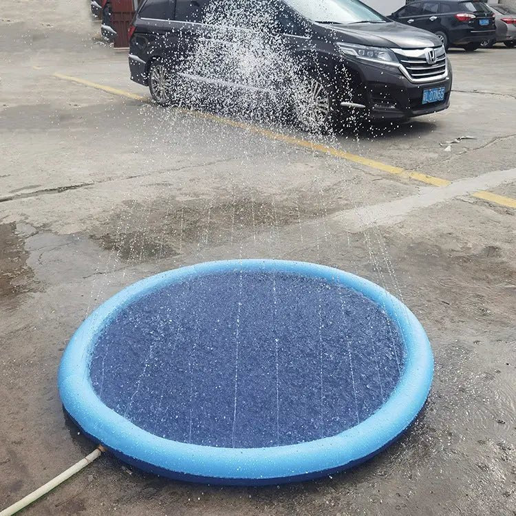 Thickened Cooling Pet Splash Pad Sprinkler Mat for Dogs - soilcommander