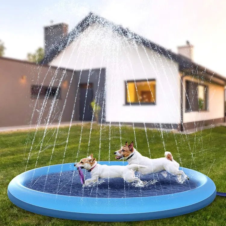 Thickened Cooling Pet Splash Pad Sprinkler Mat for Dogs - soilcommander