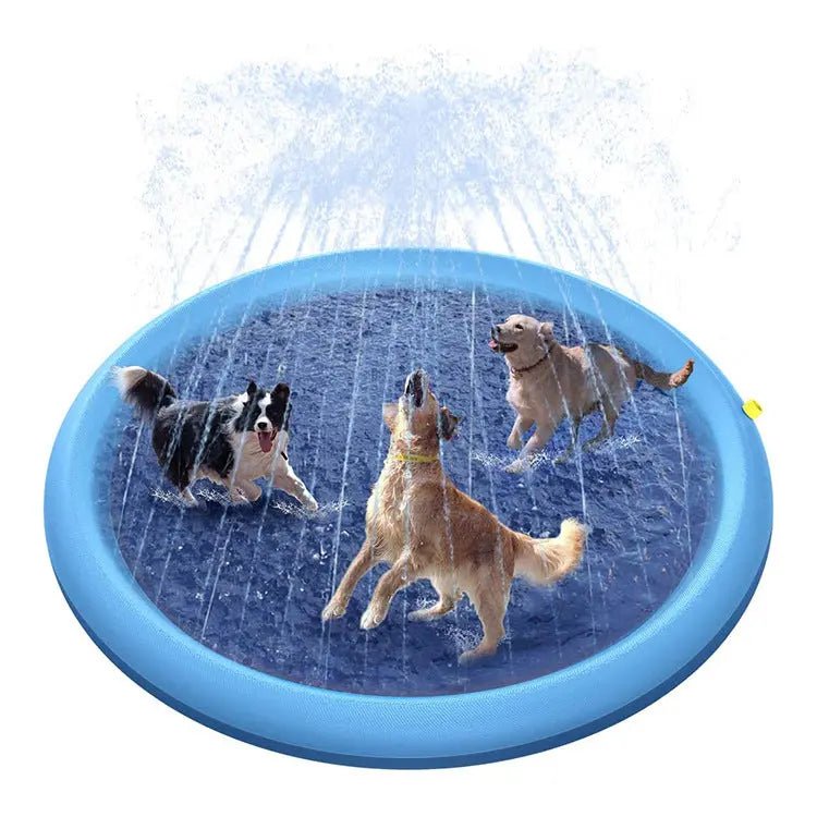 Thickened Cooling Pet Splash Pad Sprinkler Mat for Dogs - soilcommander