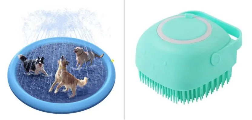 Thickened Cooling Pet Splash Pad Sprinkler Mat for Dogs - soilcommander