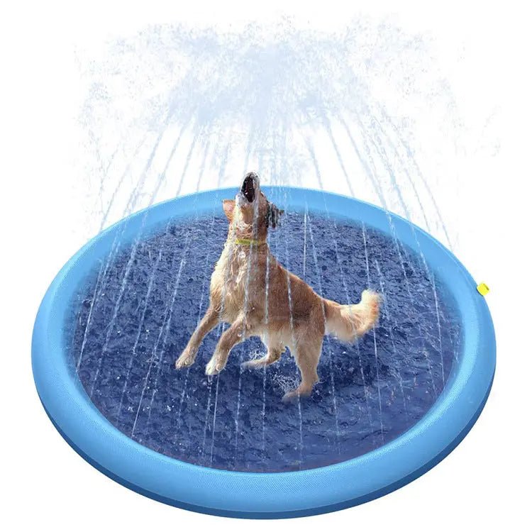 Thickened Cooling Pet Splash Pad Sprinkler Mat for Dogs - soilcommander
