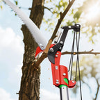 Tree Pruning Saw With Extendable Manual Pole Saw With Scissors - soilcommander