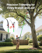 Tree Pruning Saw With Extendable Manual Pole Saw With Scissors - soilcommander