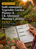 UK vegetable garden planner PDF cover — printable planting planner for UK gardens
