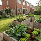Harvest tracker and seed inventory pages in the printable UK garden planner