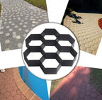 Ultralight diy garden paving mould hexagonal fancy mould - soilcommander