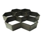 Ultralight diy garden paving mould hexagonal fancy mould - soilcommander