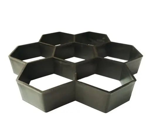 Ultralight diy garden paving mould hexagonal fancy mould - soilcommander