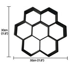 Ultralight diy garden paving mould hexagonal fancy mould - soilcommander