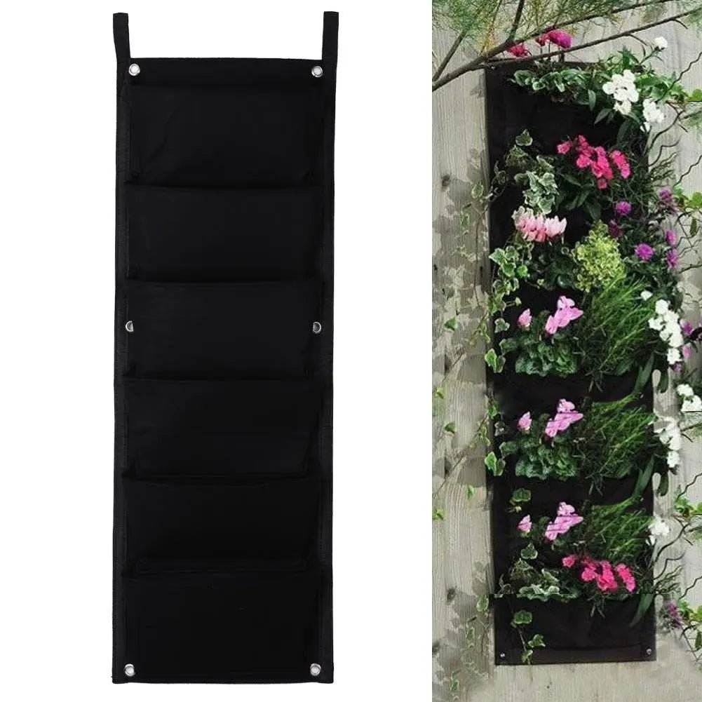 Wall Garden Hanging Planting Bags Vertical Outdoor Indoor Planter - soilcommander