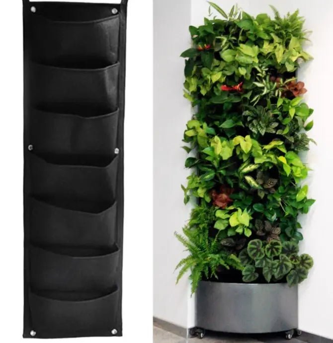 Wall Garden Hanging Planting Bags Vertical Outdoor Indoor Planter - soilcommander