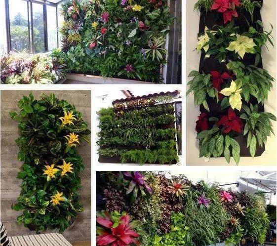Wall Garden Hanging Planting Bags Vertical Outdoor Indoor Planter - soilcommander