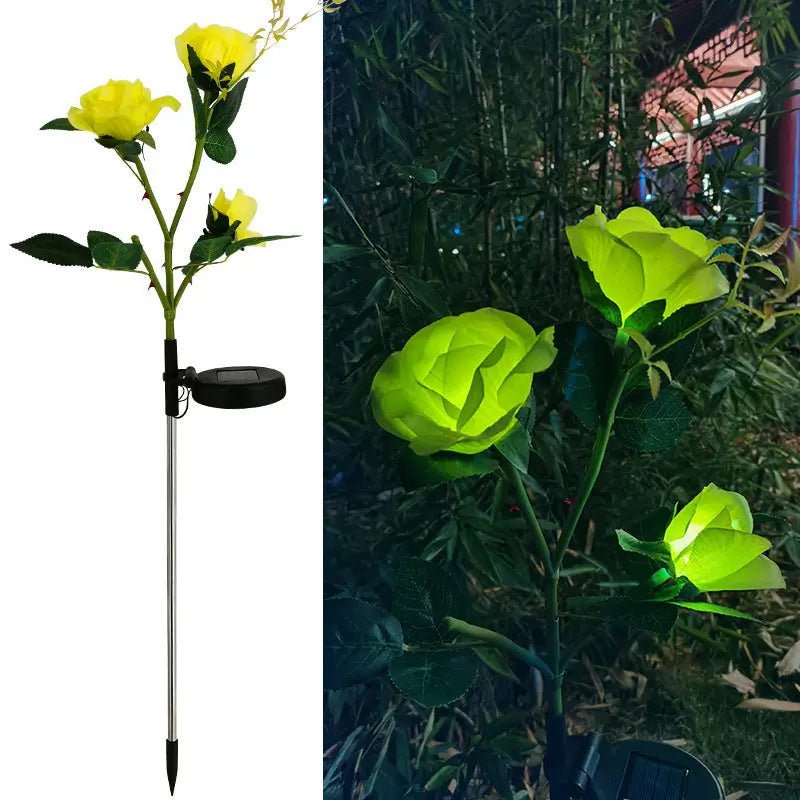 Waterproof Enchanting Solar Lotus & Tulip LED Garden Decoration Lights - soilcommander
