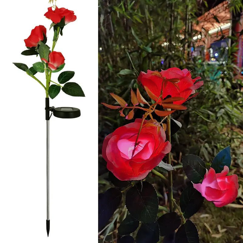 Waterproof Enchanting Solar Lotus & Tulip LED Garden Decoration Lights - soilcommander