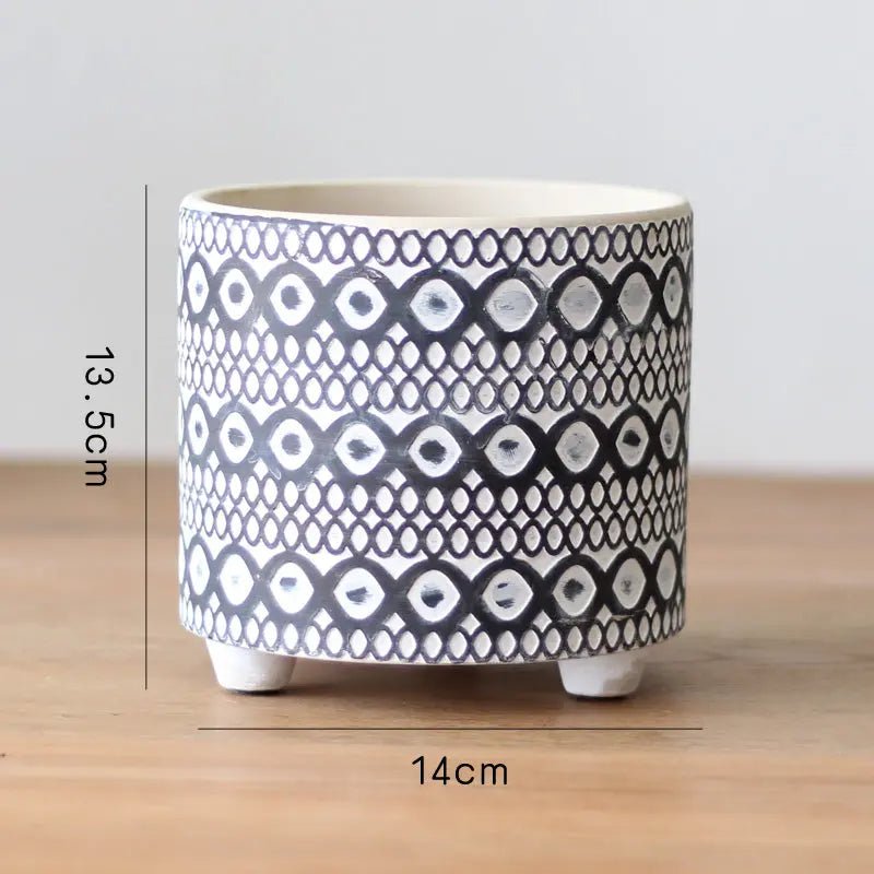 Weather Resistant Stylish Flower Pot for Garden & Balcony - soilcommander