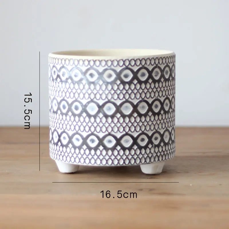 Weather Resistant Stylish Flower Pot for Garden & Balcony - soilcommander