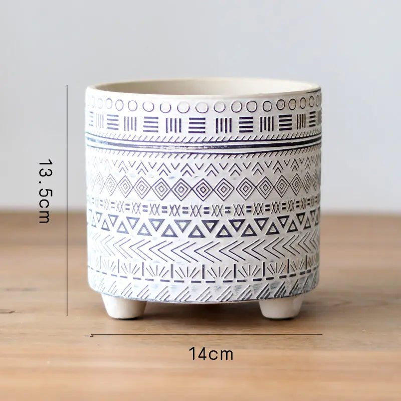 Weather Resistant Stylish Flower Pot for Garden & Balcony - soilcommander