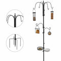 Wild Bird Feeding Station UK - 6 Hooks & 4 Feeders SoilCommander - soilcommander