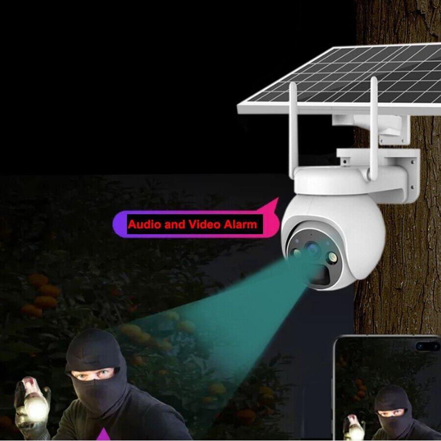 Wireless Solar Security Camera with Wi - Fi & PIR – Solar Powered CCTV - soilcommander