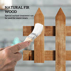 Wooden Garden Border Fence - 12 Pack Picket Edging - soilcommander